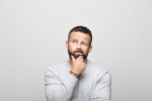 Man Thinking About Packaged HVAC Systems